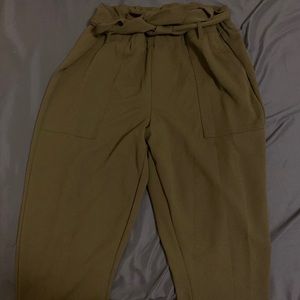 High waist/ tie waist joggers/pants